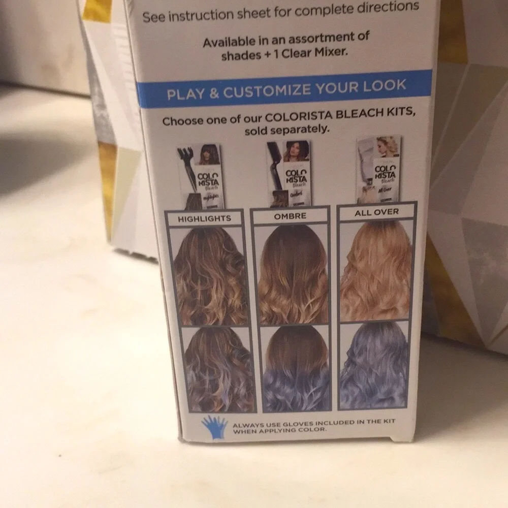👨🏽‍🎤L’Oréal Colorista Blue Semi-Perm Dye